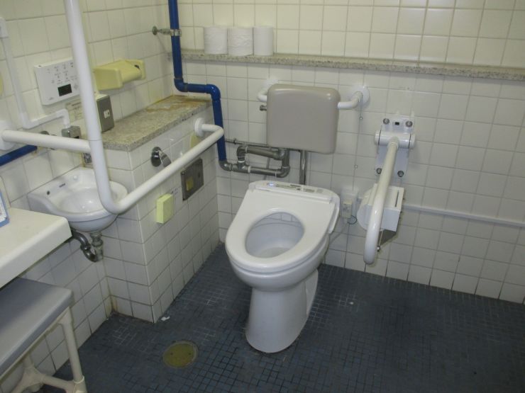施設入所支援 車いす用洋式トイレの写真です