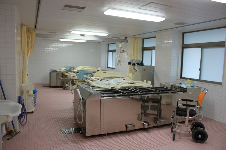 機能訓練棟　介護浴室の写真