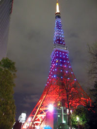 写真2:東京タワーライトアップ