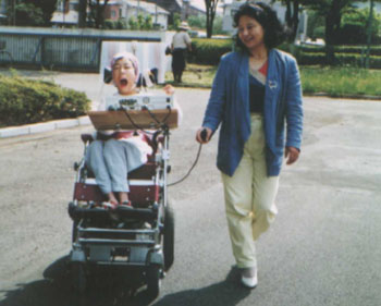 Head Controlled Powered Wheelchair