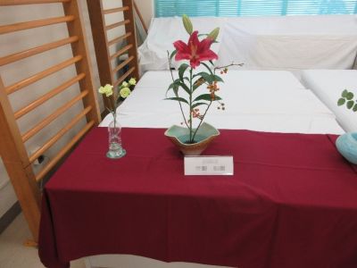 花クラブに所属する利用者の作品