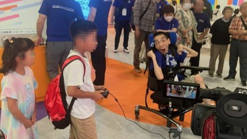 障害当事者の方とゲーム対戦