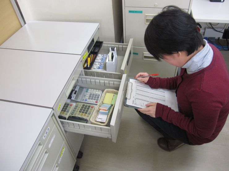 物品管理作業 物品管理作業の写真