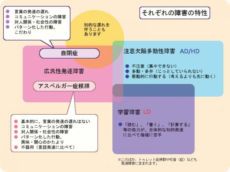障害特性概念図