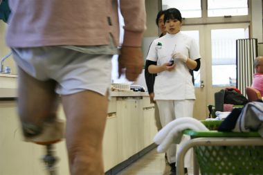 義肢学Ⅲ（大腿義足） 仮合せ
