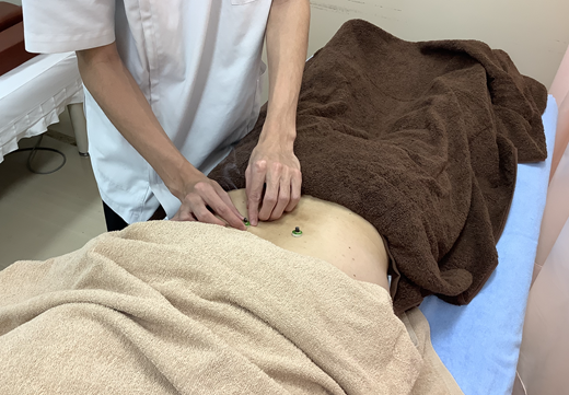 きゅう実技の授業の様子