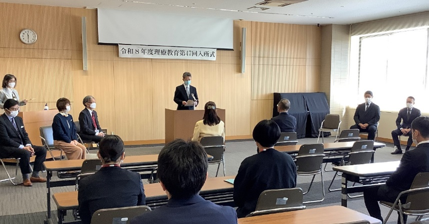 阿久根自立支援局長挨拶の様子