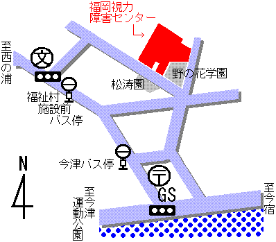 Z^[oXԂ̒n}