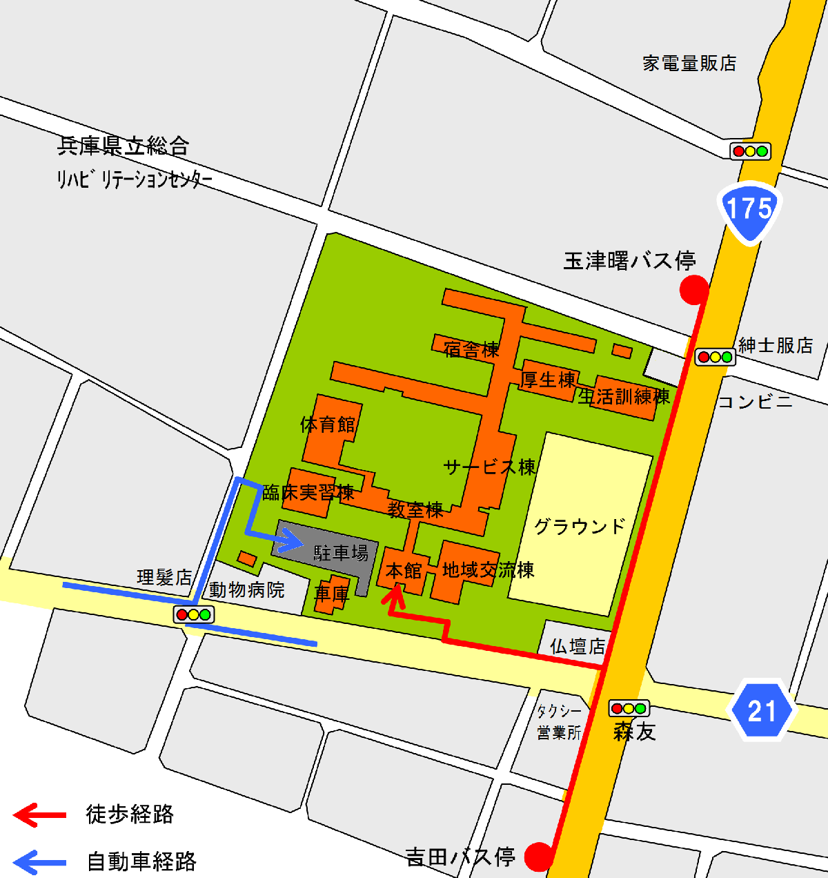 建物配置図