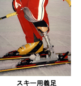 スキー用義足の写真