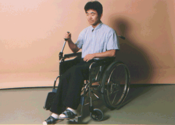 [Device for Prevent to Leave Wheelchair Breakes Unapplication is hear.]