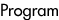 Program