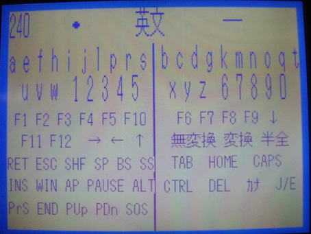 [An initial plane of small LCD for Type D is hear.]